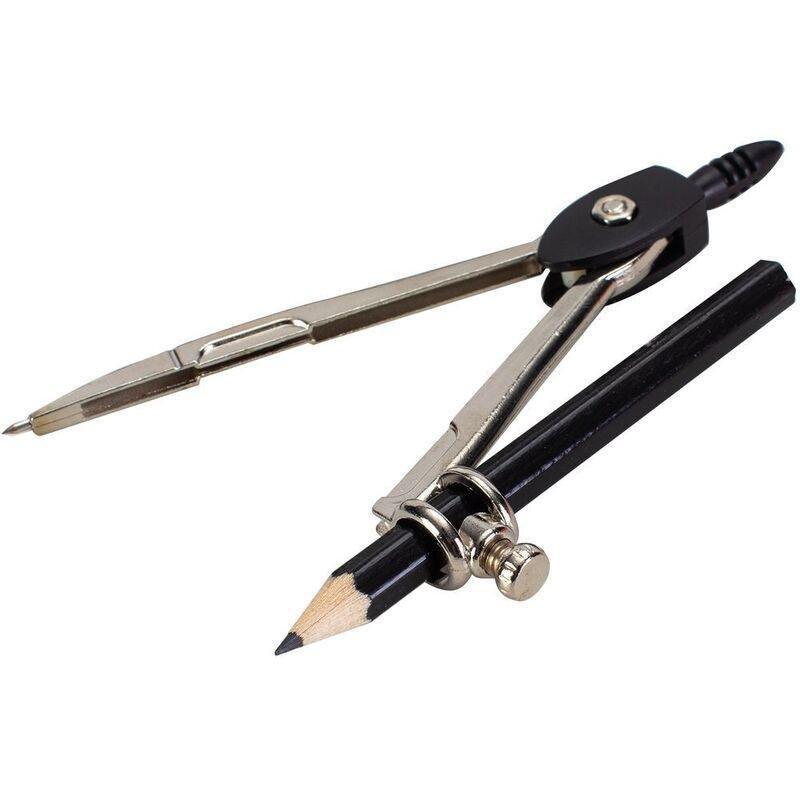 Deli EG30505 8-Piece Compass Set - Silver, , large image number 2