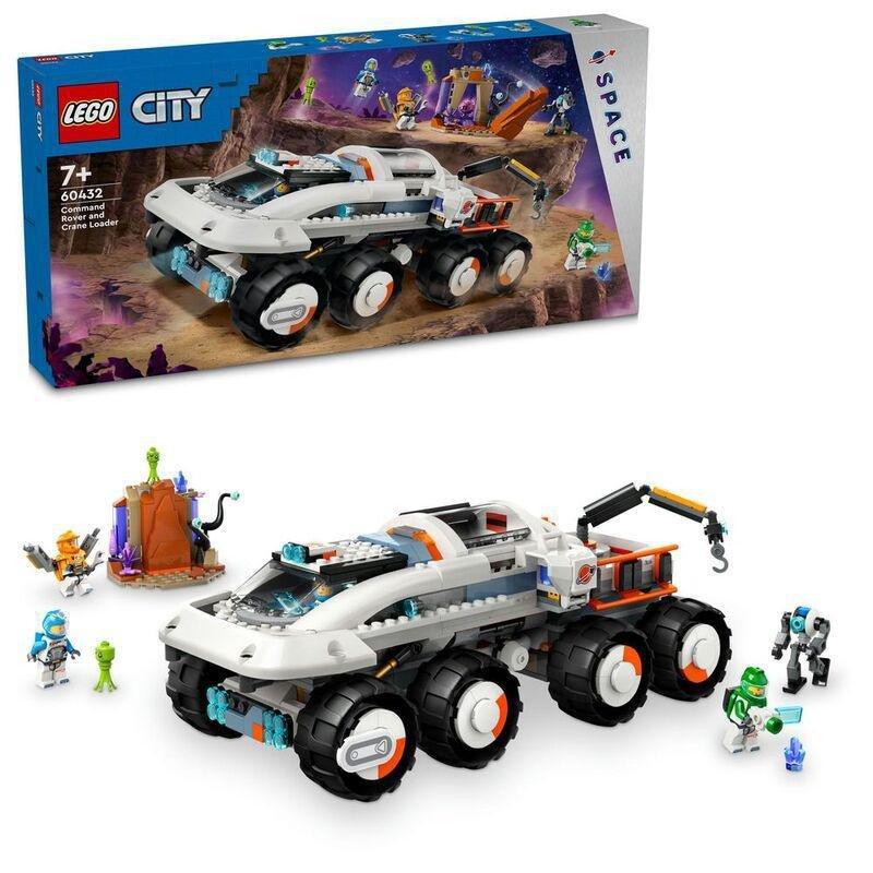 LEGO City Space Command Rover And Crane Loader 60432 (758 Pieces), , large image number 0