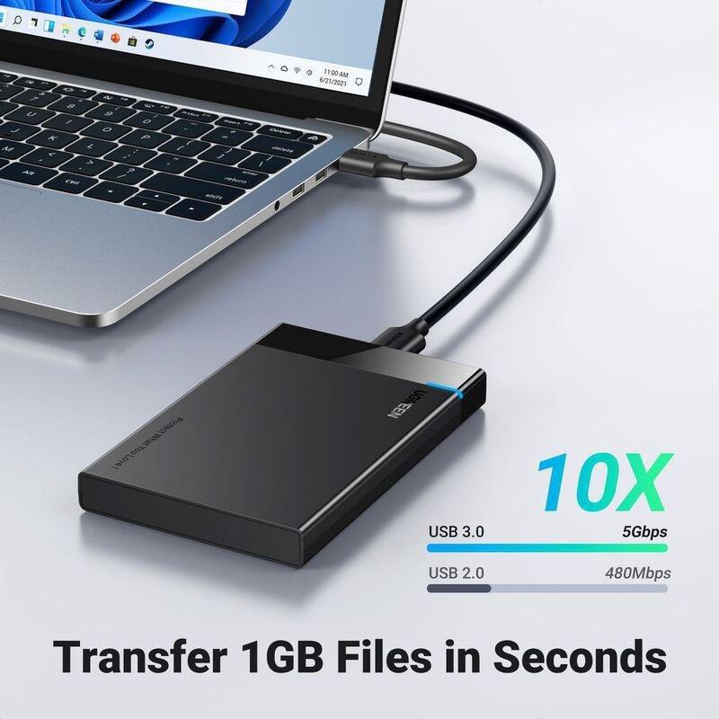 UGREEN USB 3.0 To SATA III Hard Drive Enclosure, , large image number 7