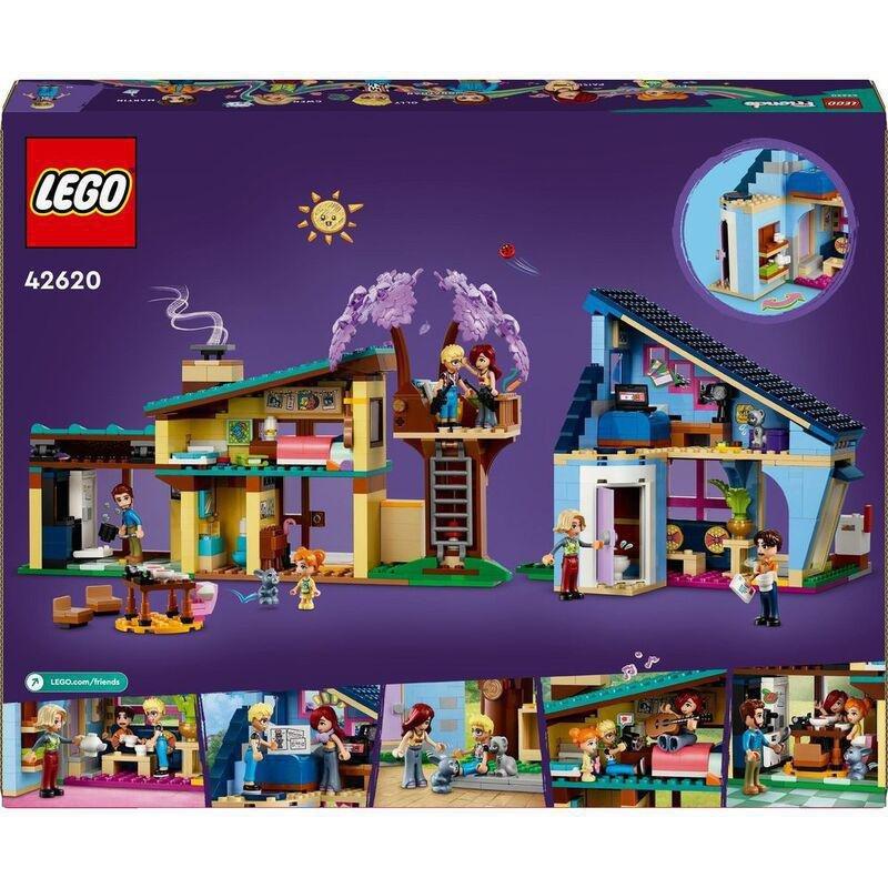LEGO Friends Olly And Paisley's Family Houses 42620 (1126 Pieces), , medium