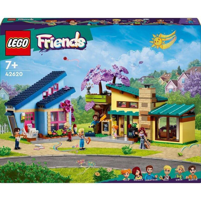 LEGO Friends Olly And Paisley's Family Houses 42620 (1126 Pieces), , large image number 1