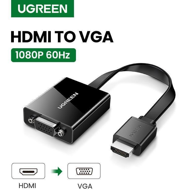 UGREEN HDMI To VGA + 3.5mm Audio With Power Port Converter, , large image number 4