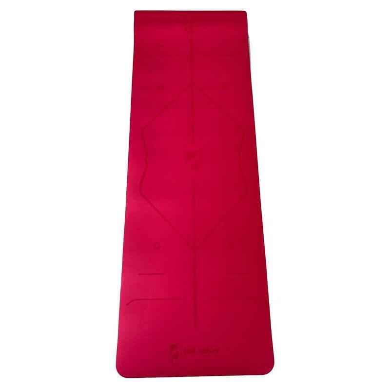 Just Nature Double Layer Yoga Mat - Red/Black, , medium