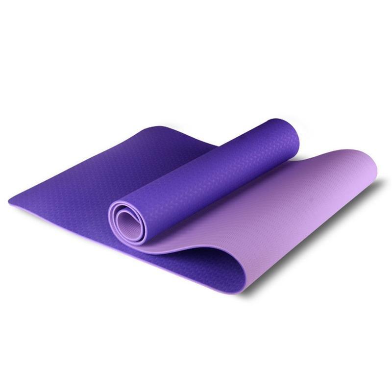 Just Nature Double Layer Yoga Mat Purple Pink 6mm Thick (183 x 61 cm), , large image number 0