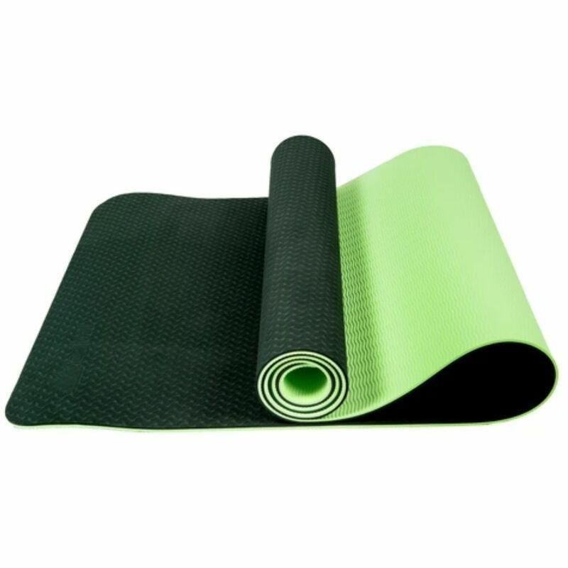 Just Nature Double Layer Yoga Mat Green 6mm Thick (183 x 61 cm), , large image number 0