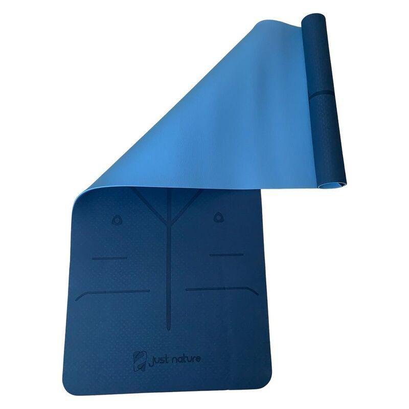 Just Nature Double Layer Yoga Mat - Blue, , medium