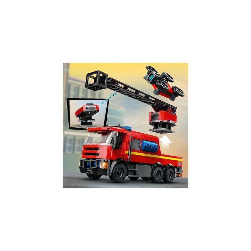 LEGO - LEGO City Fire Station With Fire Engine 60414 (843 Pieces)
