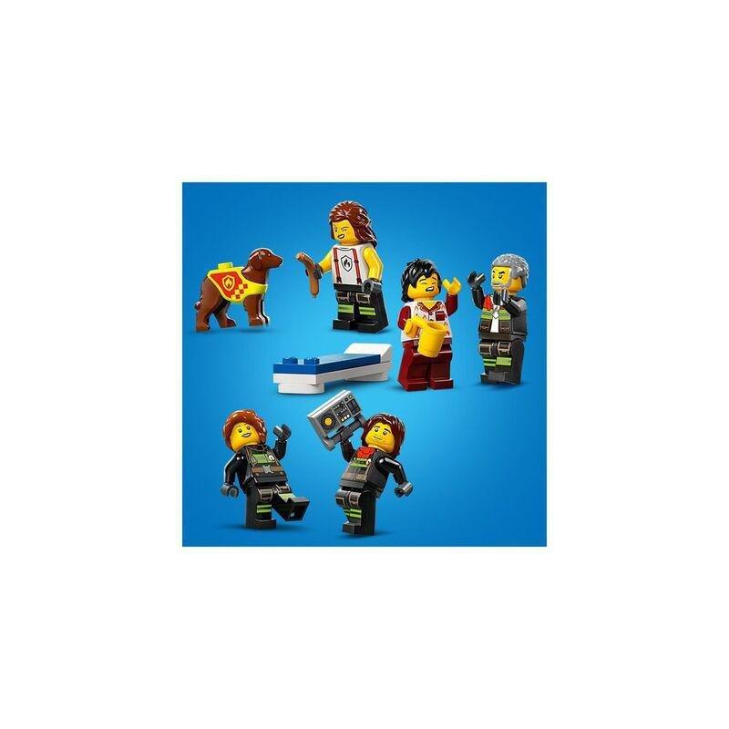 LEGO City Fire Station With Fire Engine 60414 (843 Pieces), , large image number 8