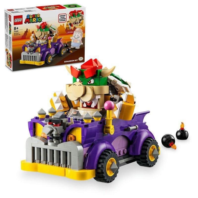 LEGO Super Mario Bowser's Muscle Car Expansion Set 71431 (458 Pieces), , large image number 0