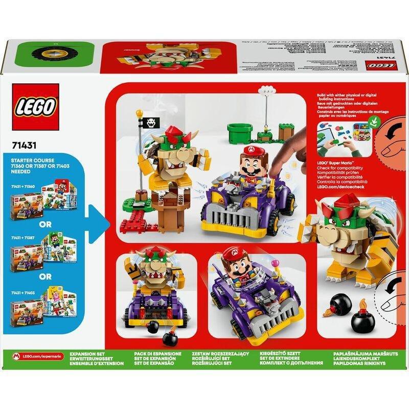 LEGO Super Mario Bowser's Muscle Car Expansion Set 71431 (458 Pieces), , large image number 1