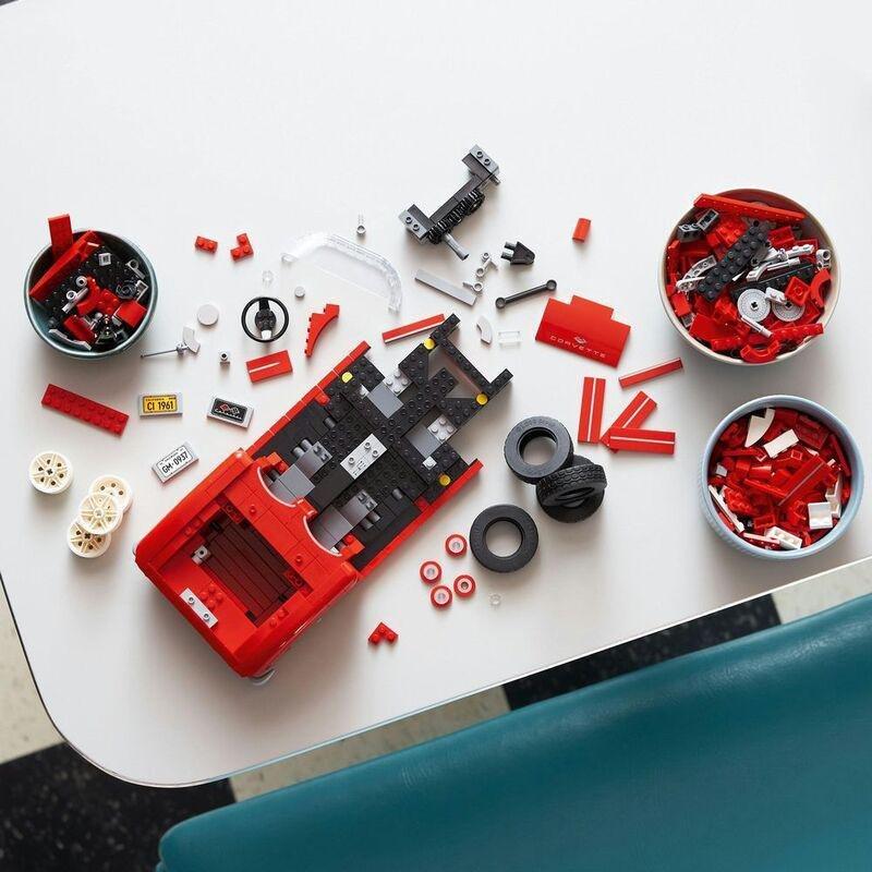 LEGO Icons Chevrolet Corvette C1 10321 (1210 Pieces), , large image number 1