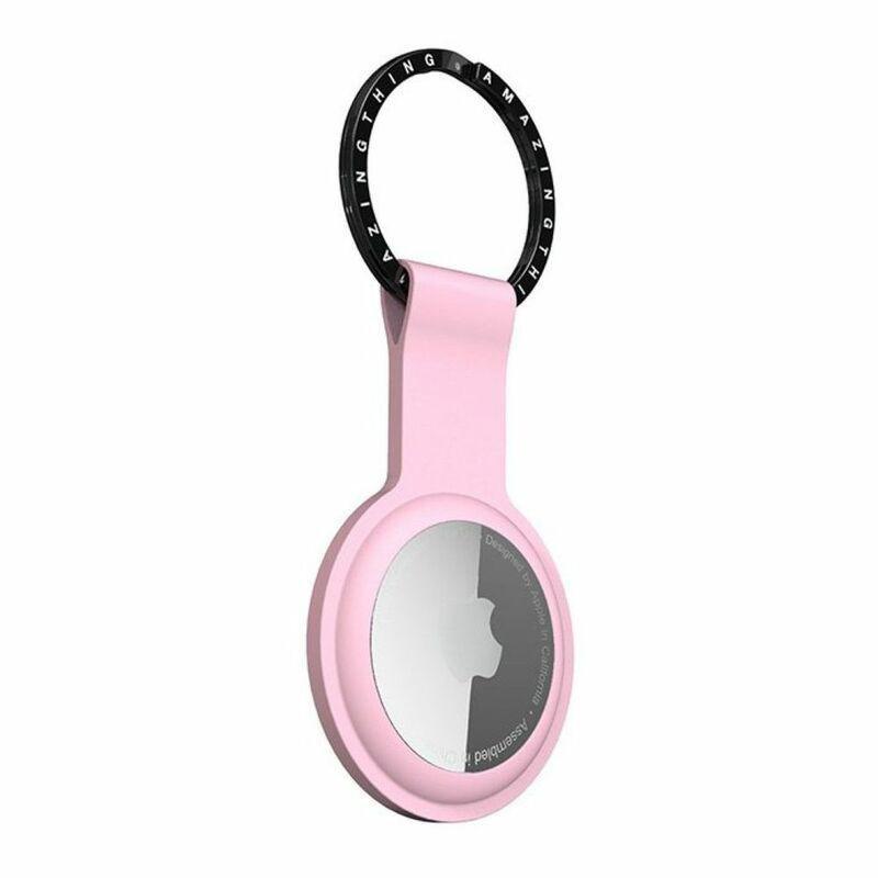 Amazing Thing Aircharm Smoothie Silicone Keyring for Apple AirTags Pink, , large image number 0