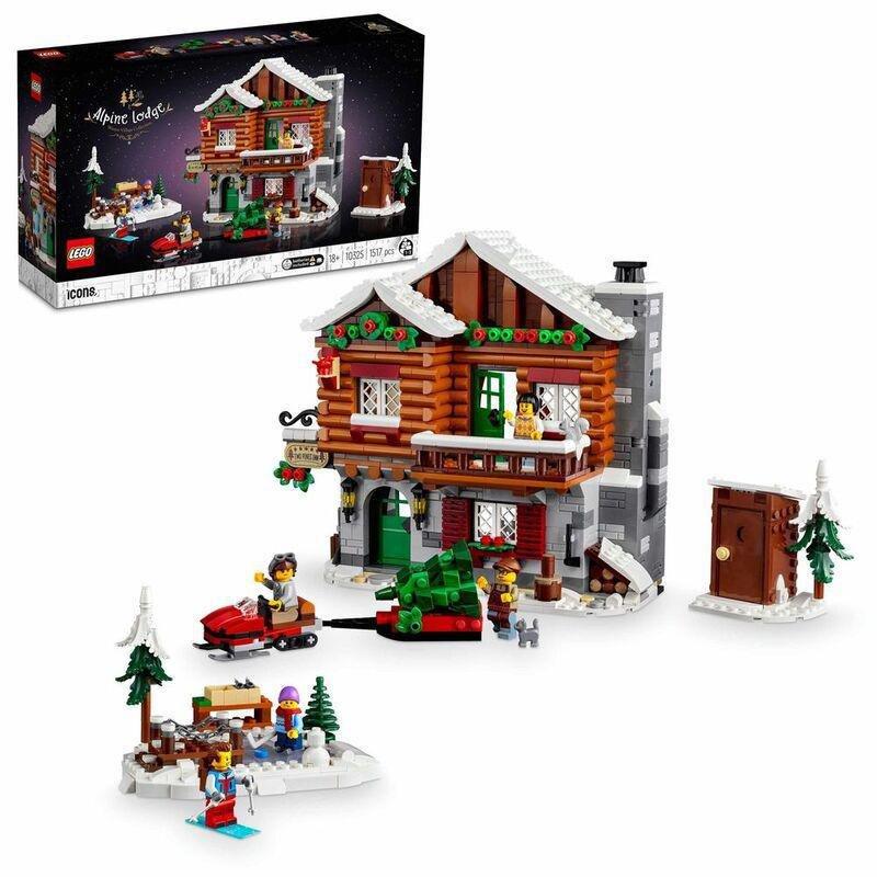 LEGO Icons Alpine Lodge Winter Village Collection 10325 (1517 Pieces), , large image number 0