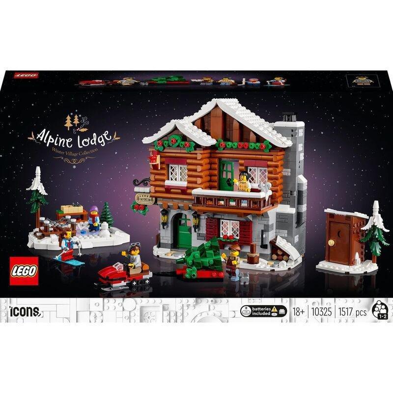 LEGO Icons Alpine Lodge Winter Village Collection 10325 (1517 Pieces), , large image number 2