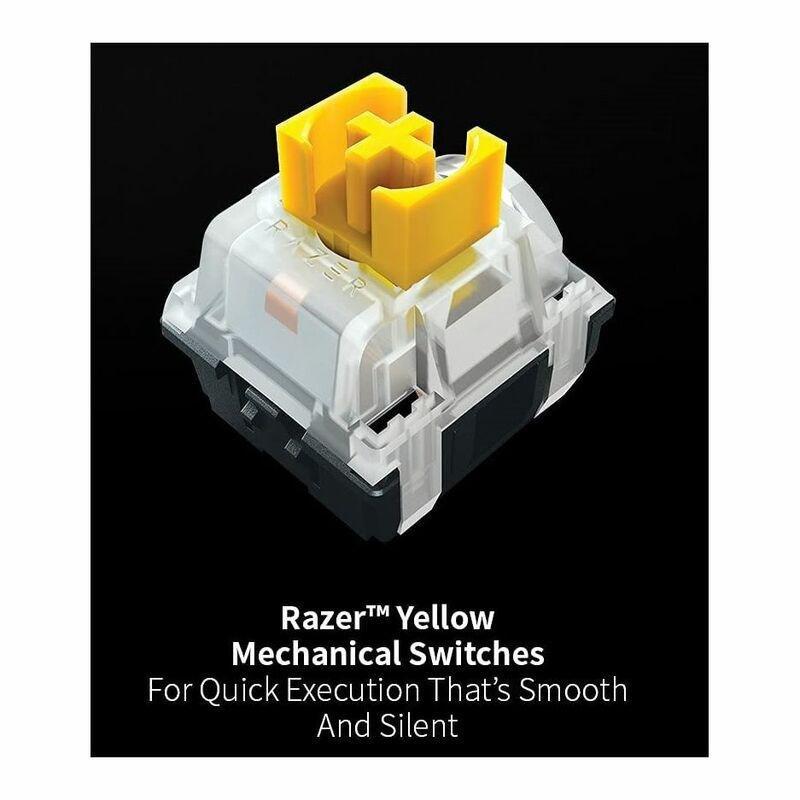 Razer BlackWidow V3 Mini HyperSpeed Mechanical Gaming Keyboard - Yellow Switch - Black Keycaps (US English), , large image number 3