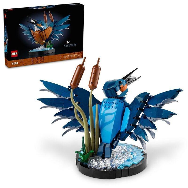 LEGO Icons Kingfisher Bird 10331 (834 Pieces), , large image number 0