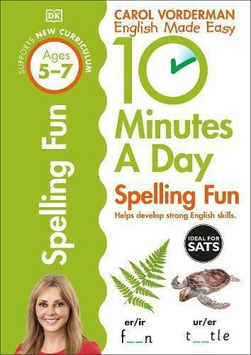 10 Minutes A Day Spelling Fun Ages 5-7 Key Stage 1 | Carol Vorderman, , medium