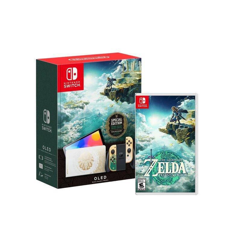 NINTENDO - Nintendo Switch OLED Model - The Legend of Zelda: Tears of the Kingdom Edition + The Legend of Zelda Tears of Kingdom - Nintendo Switch