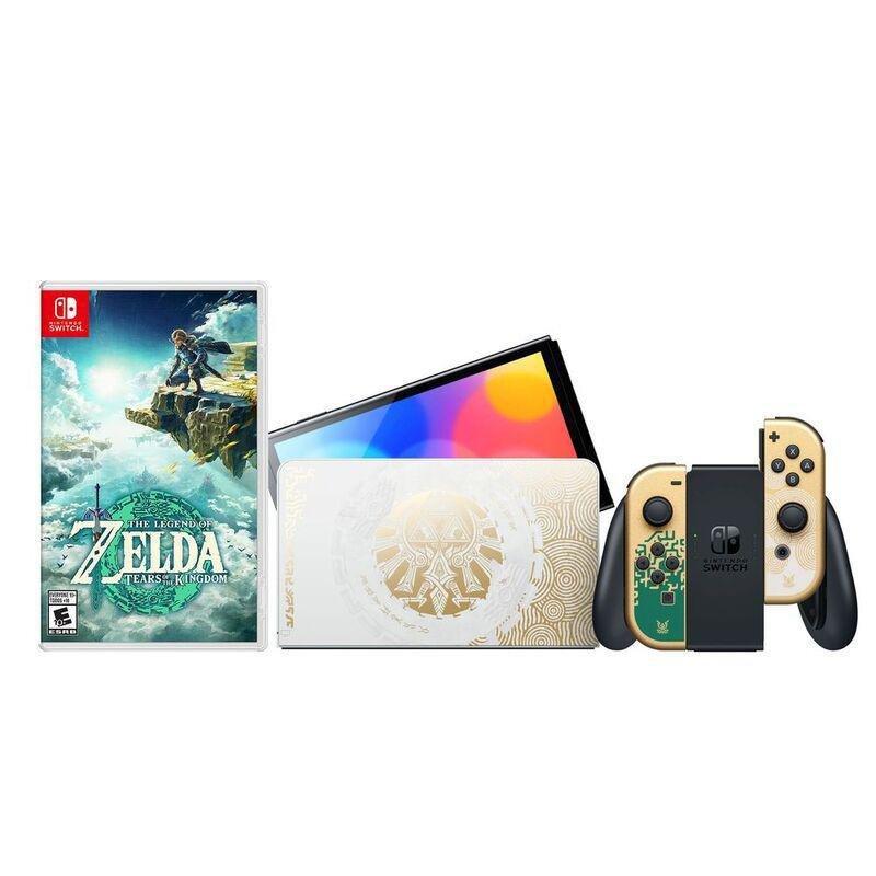Nintendo Switch OLED Model - The Legend of Zelda: Tears of the Kingdom Edition + The Legend of Zelda Tears of Kingdom - Nintendo Switch, , large image number 1