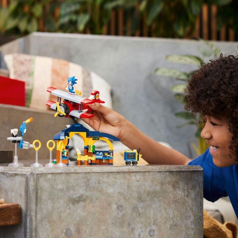 LEGO Sonic the Hedgehog Tails' Workshop and Tornado Plane 76991 (376 Pieces), , large image number 1