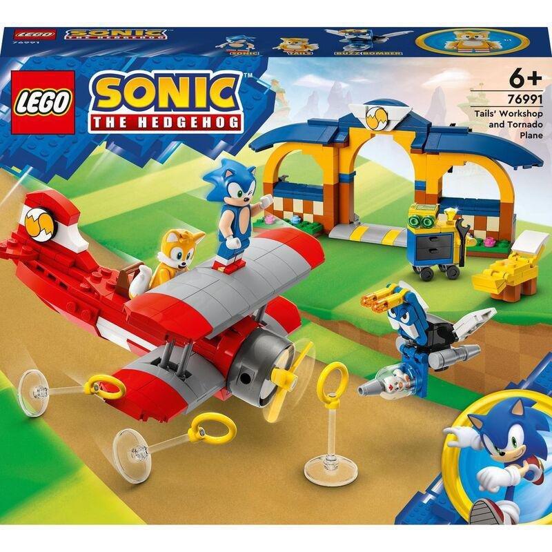 LEGO Sonic the Hedgehog Tails' Workshop and Tornado Plane 76991 (376 Pieces), , large image number 5