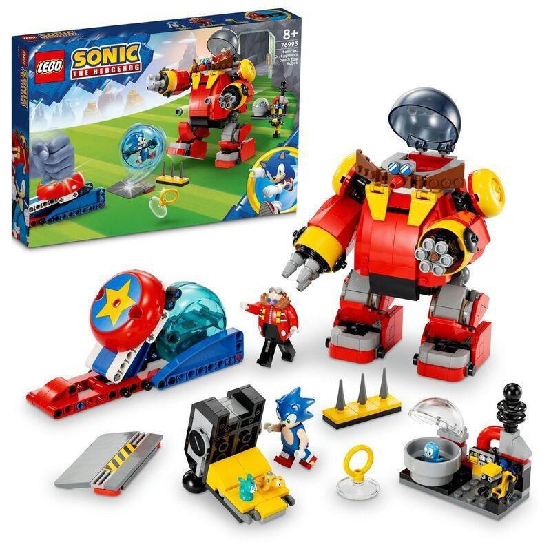 LEGO Sonic the Hedgehog Sonic vs. Dr. Eggman's Death Egg Robot 76993 (615 Pieces), , large image number 0