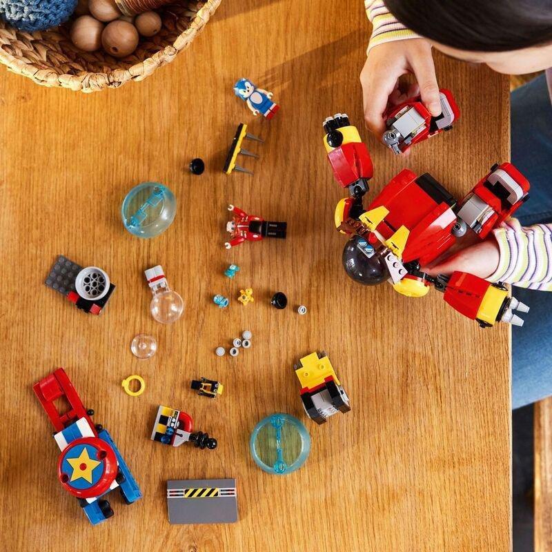 LEGO Sonic the Hedgehog Sonic vs. Dr. Eggman's Death Egg Robot 76993 (615 Pieces), , large image number 2