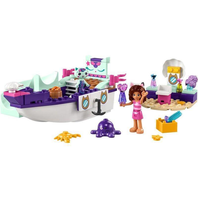 LEGO Gabby & MerCat's Ship & Spa 10786 Building Toy Set (88 Pieces), , large image number 4