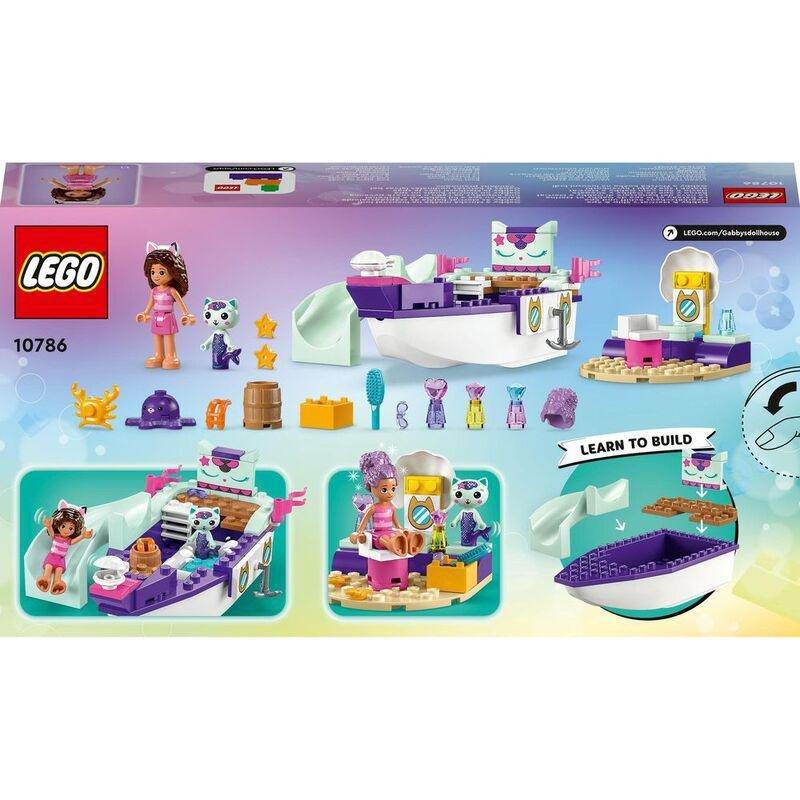 LEGO Gabby & MerCat's Ship & Spa 10786 Building Toy Set (88 Pieces), , large image number 6