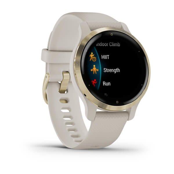 Garmin Venu 2S 40mm Light Gold Stainless Steel Bezel with Light Sand Case & Silicone, , large image number 1