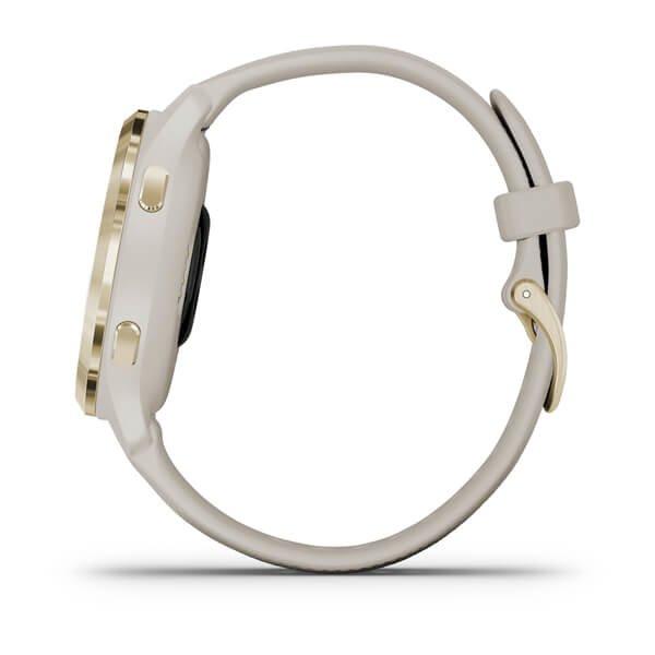 Garmin Venu 2S 40mm Light Gold Stainless Steel Bezel with Light Sand Case & Silicone, , large image number 3