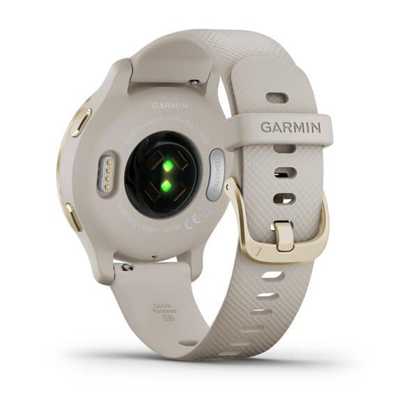 Garmin Venu 2S 40mm Light Gold Stainless Steel Bezel with Light Sand Case & Silicone, , large image number 5