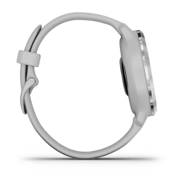 Garmin Venu 2S 40mm Silver Stainless Steel Bezel with Mist Grey Case & Silicone Band, , large image number 7