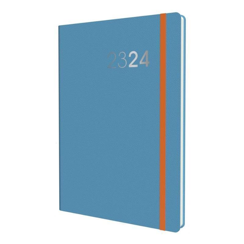 Collins Mid-Year 2023-2024 Legacy A6 Week-To-View Paper Blue, , large image number 0