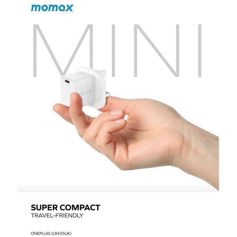 Momax OnePlug 20W Mini USB-C Fast Charger - White, , large image number 5