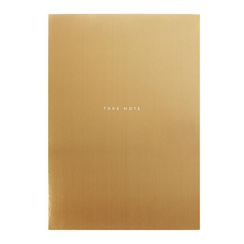 kikki.K B5 Feature Notepad Luxury Gold, , large image number 0
