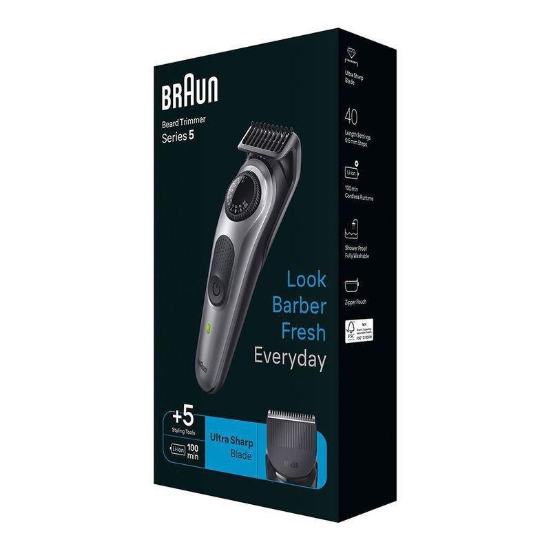 Braun BT 5440 Beard Trimmer 5 With Precision Wheel/5 Styling tools/100 Mins Runtime, , large image number 3