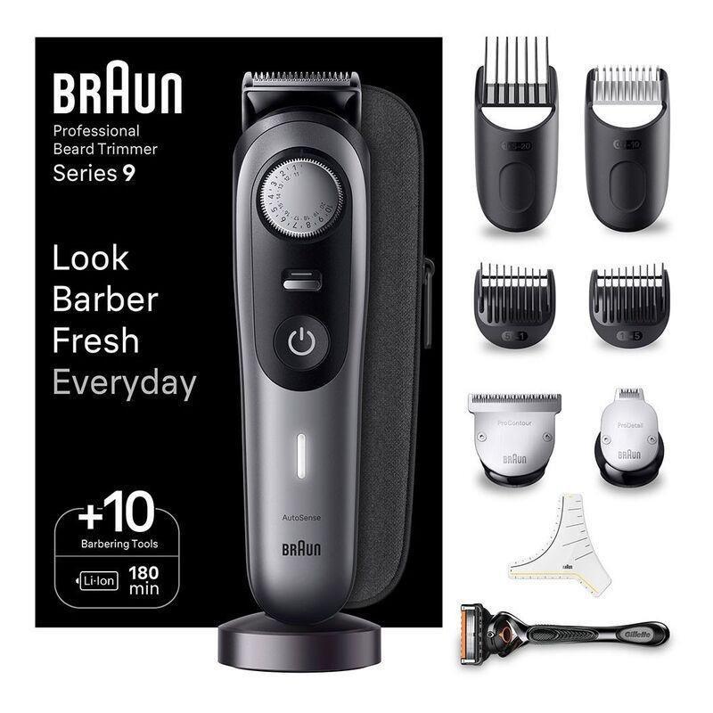 BRAUN - Braun BT 9420 Pro Beard Trimmer 9 With ProBlade/ProWheel/Lock & 10 Barbering Tools