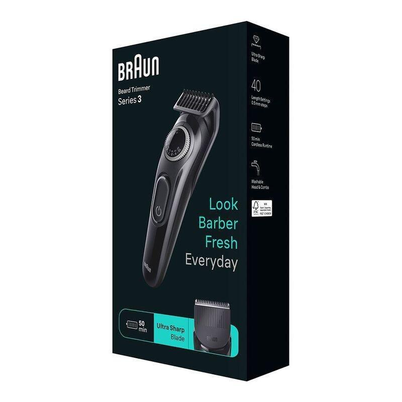 Braun BT 3410 Beard Trimmer 3 With Precision Wheel/3 Styling Tools/50 Mins Runtime, , large image number 1