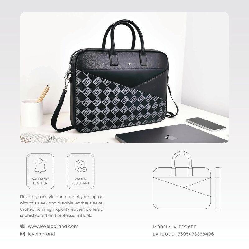 Levelo Belfort Saffiano Leather  16-Inch Laptop Bag, , large image number 2