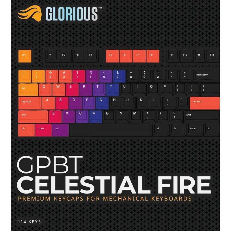 Glorious PBT Celestial Fire ANSI Mechanical Keycaps GMMK (114 Keys), , large image number 2