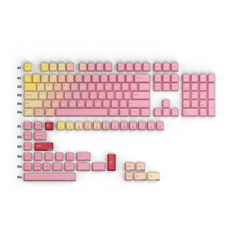 Glorious GPBT Keycaps - Pink Grapefruit, , large image number 5