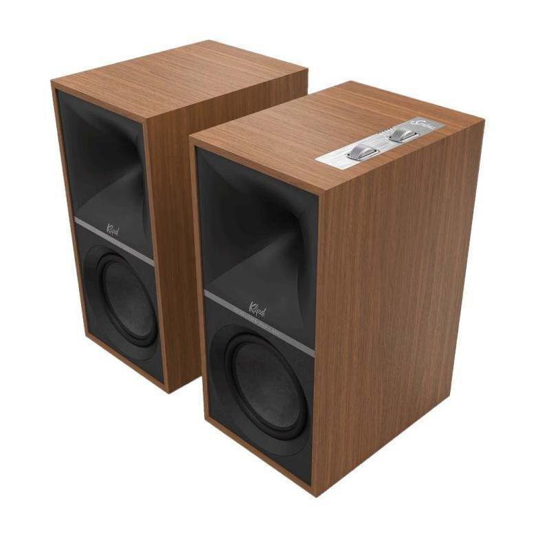 Klipsch The Sevens Wireless Powered Speakers - Walnut (Pair), , medium