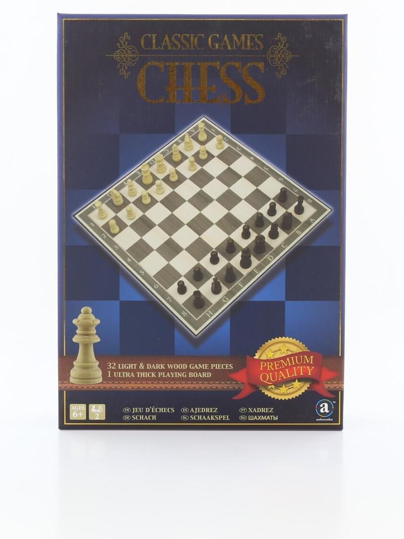 Merchant Ambassador Classic Wood Chess Board Game, , large image number 0