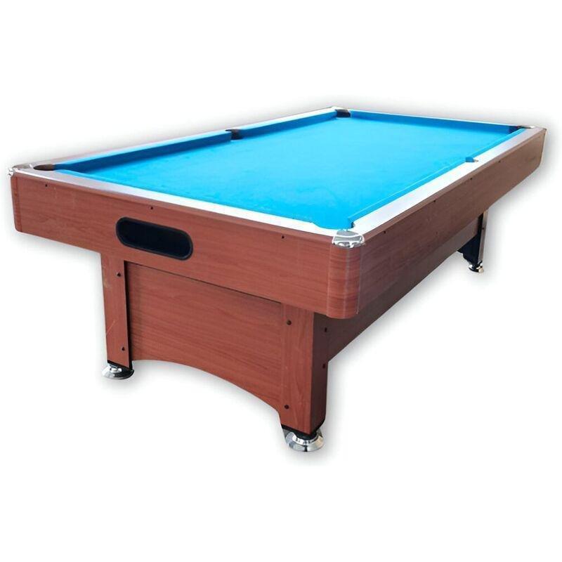 Knight Shot Home Use 8ft Billiard Table Maple Finishing in Wooden Base Slate with Ball Return System, , large image number 2