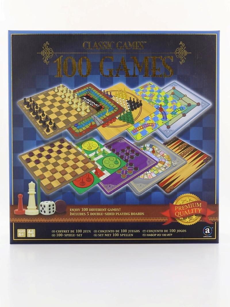 Merchant Ambassador Classic 100 Board Games Set, , medium