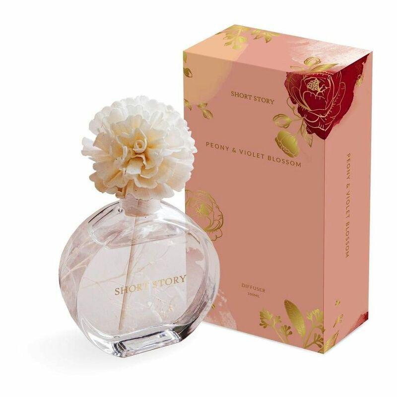 Short Story Peony & Violet Blossom Diffuser 100ml, , large image number 0