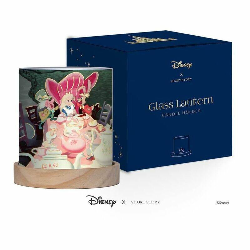 Disney x Short Story Alice in Wonderland Mini Glass Lantern Candle Holder, , large image number 0
