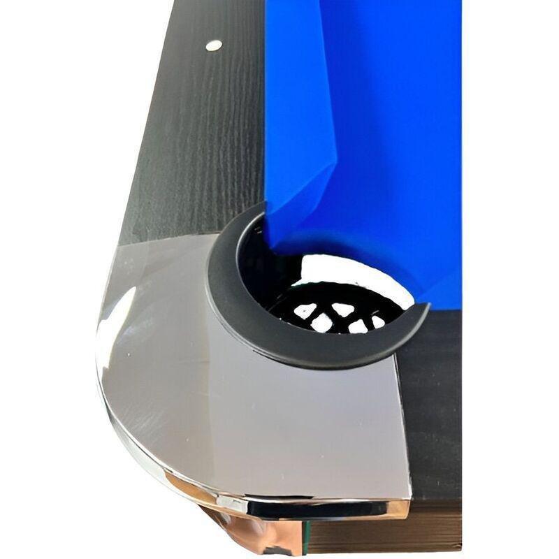 Knight Shot Noir Kids 7ft Billiard Table Black Finishing Wooden Base with Blue Cloth, , large image number 3