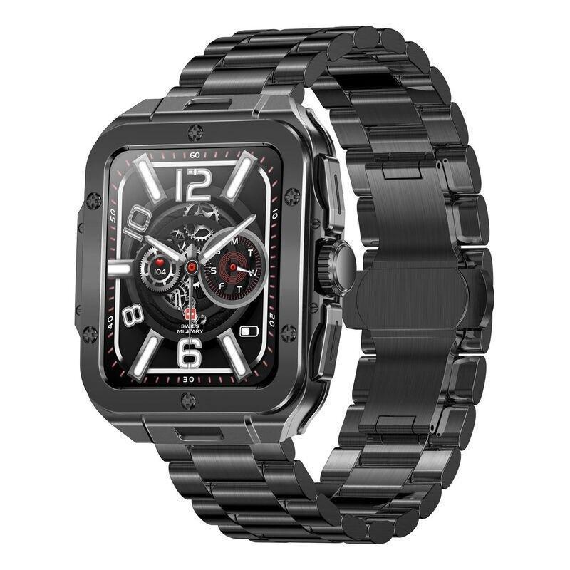 Swiss Military Alps 2 Smartwatch with Gunmetal Frame and Gun StainlessSteel Strap, , medium